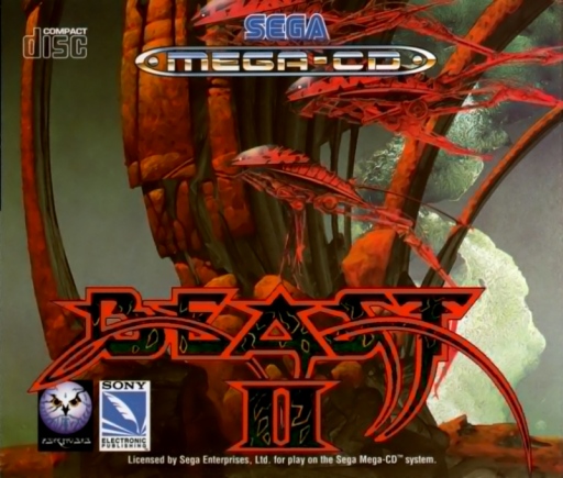 Shadow of the Beast II - Juushin no Jubaku (Japan) Sega CD Game Cover